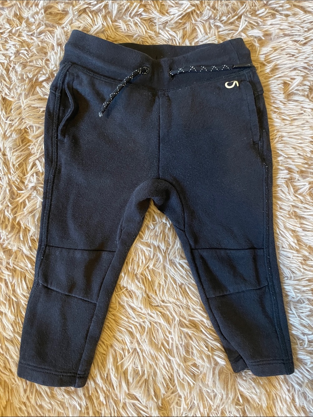 GapFit Black Sweatpants Jogger Pants Baby 12-18m